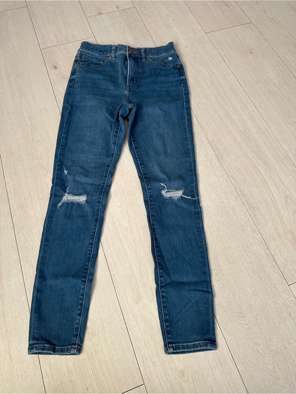 Express Skinny high rise jeans